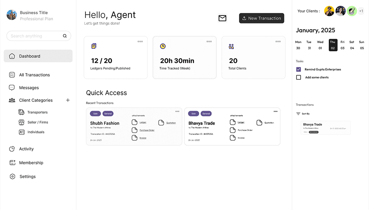 Dashboard Preview